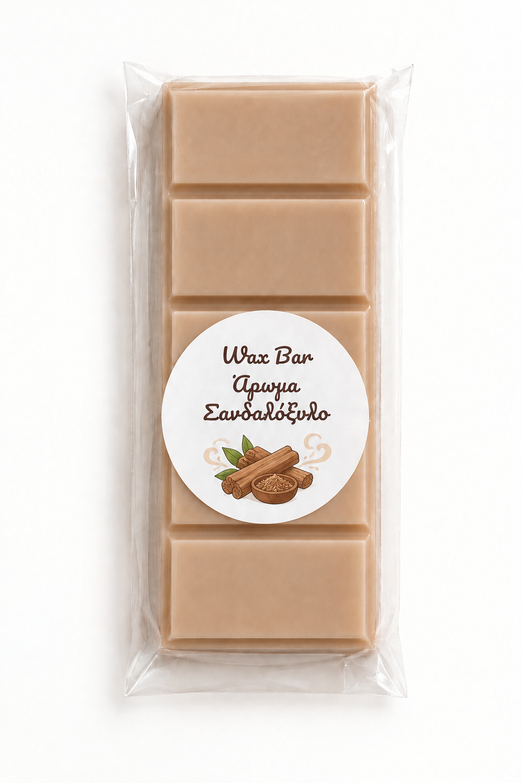 Wax snap bar sandal wood